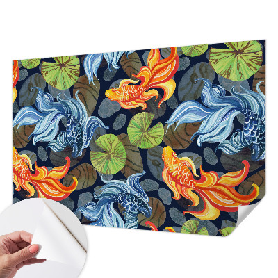 Tapeta do obývačky Vzory rýb