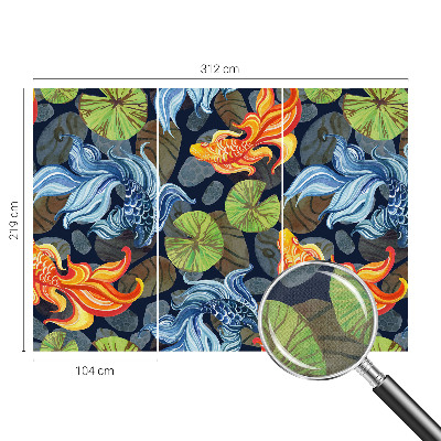 Tapeta do obývačky Vzory rýb