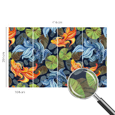 Tapeta do obývačky Vzory rýb