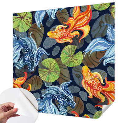 Tapeta do obývačky Vzory rýb