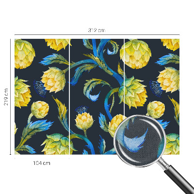 Moderná tapeta na stenu Rastlinný virtuóz