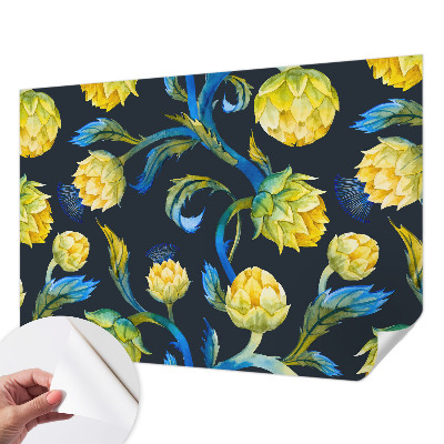 Moderná tapeta na stenu Rastlinný virtuóz