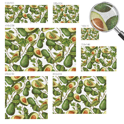 Samolepiaca tapeta Avokádový vzor