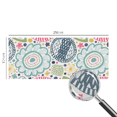 Samolepiaca fototapeta Kvetinové vzory