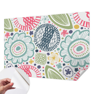 Samolepiaca fototapeta Kvetinové vzory