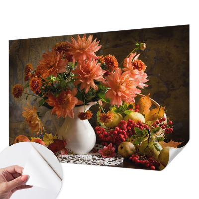 Samolepiaca fototapeta do spálne Jesenná kompozícia