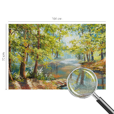 Samolepiaca fototapeta do detskej izby Idylické jazero