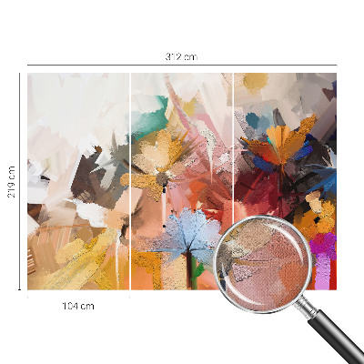 Detská fototapeta na stenu Kvetinový abstrakt