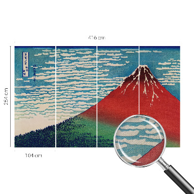 Samolepiaca fototapeta Červená hora