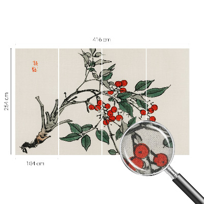 Fotografická tapeta samolepiaca Vetvička bobúľ