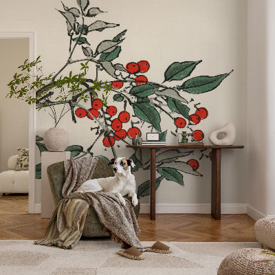 Fotografická tapeta samolepiaca Vetvička bobúľ