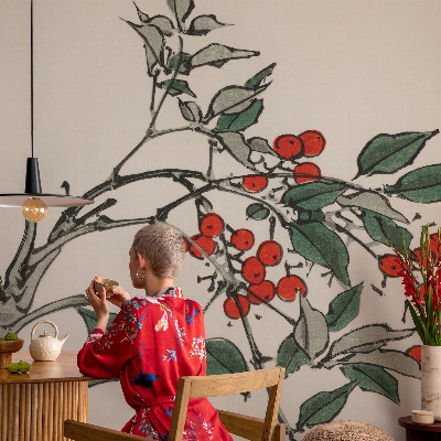 Fotografická tapeta samolepiaca Vetvička bobúľ