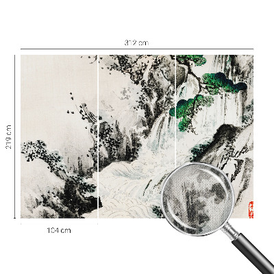 Samolepiaca fototapeta do detskej izby Prírodný vodopád