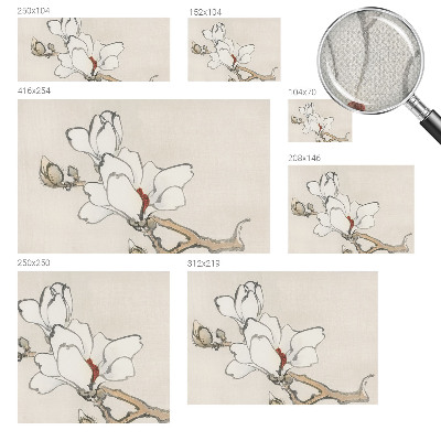 3D tapeta na stenu Jemné magnólie