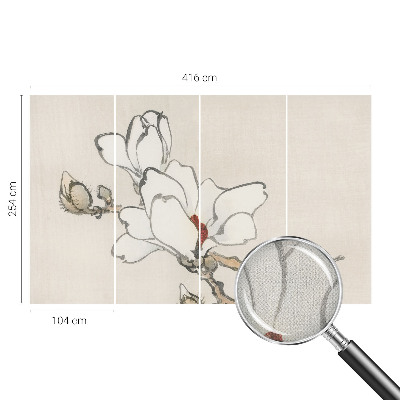 3D tapeta na stenu Jemné magnólie