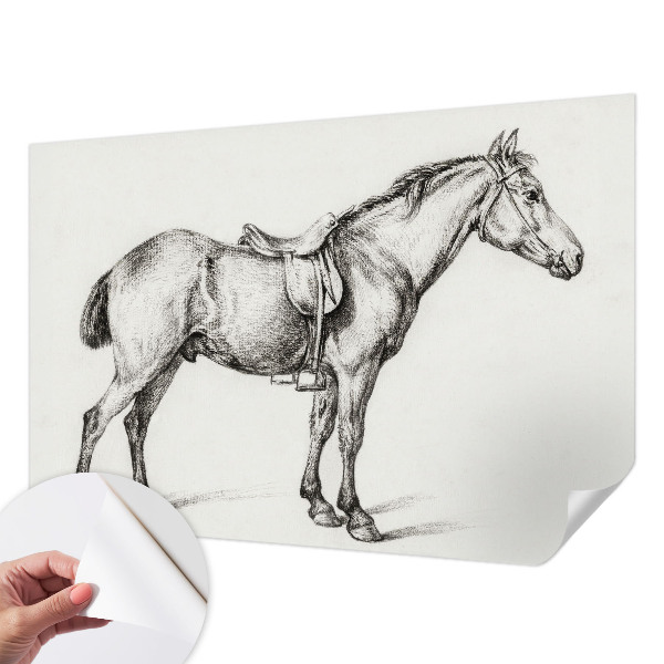 Fototapeta do detskej izby Náčrt koňa