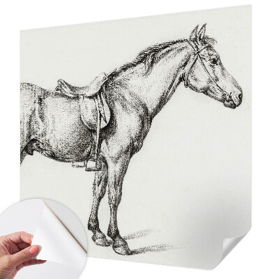 Fototapeta do detskej izby Náčrt koňa