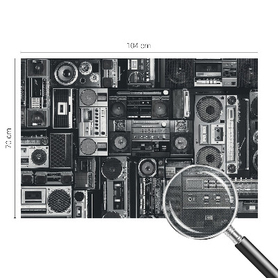 Fotografická tapeta do detskej izby Retro rádio