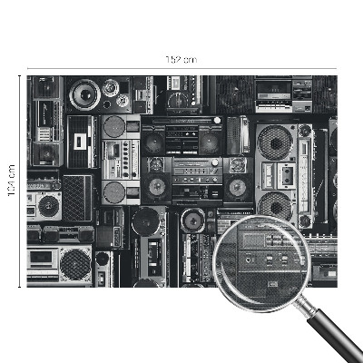 Fotografická tapeta do detskej izby Retro rádio