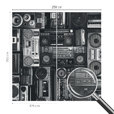 Fotografická tapeta do detskej izby Retro rádio