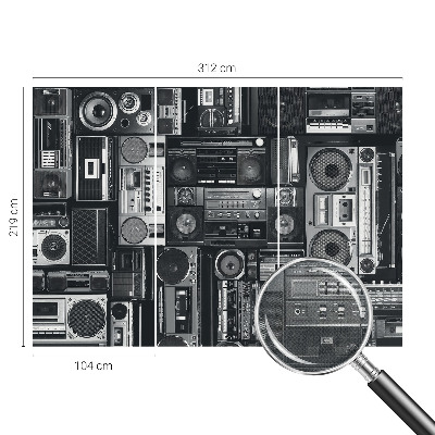 Fotografická tapeta do detskej izby Retro rádio