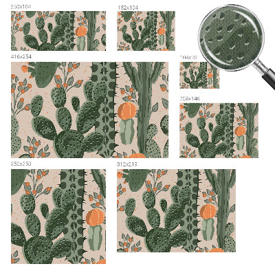 Fototapeta pre chlapca Zelené kaktusy