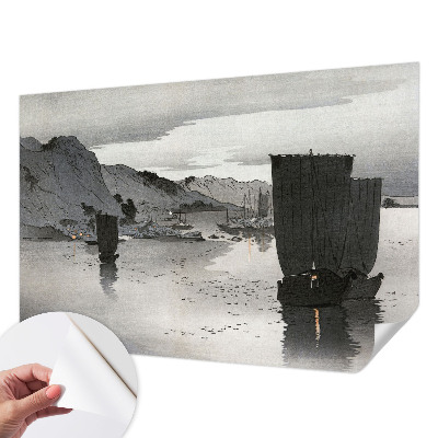 Detská fototapeta na stenu s motívom večerného zálivu