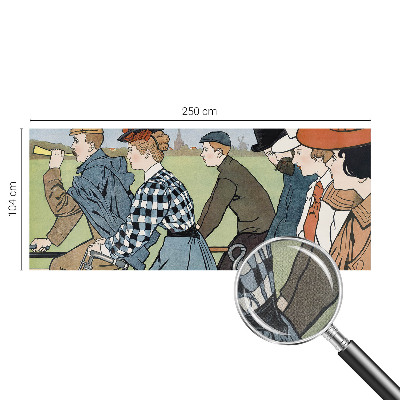 Fototapeta do detskej izby Starodávni cyklisti