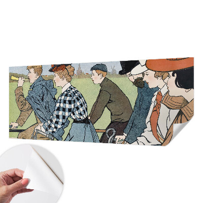 Fototapeta do detskej izby Starodávni cyklisti