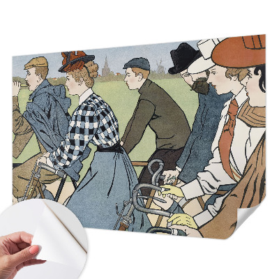 Fototapeta do detskej izby Starodávni cyklisti