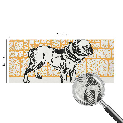 Fotografická tapeta do detskej izby Retro pes