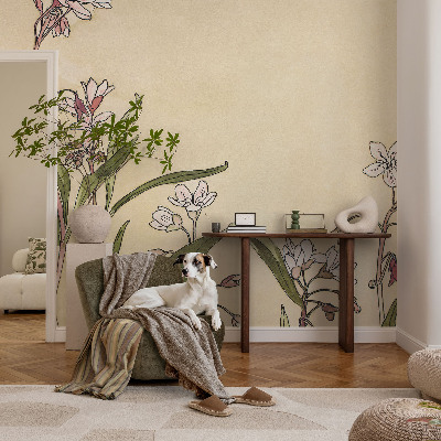 Detská tapeta Kvetinová elegancia