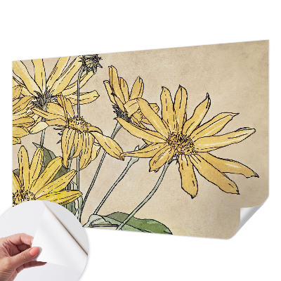 Fototapeta pre dievča Akvarelové kvety