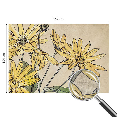 Fototapeta pre dievča Akvarelové kvety