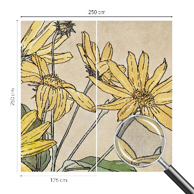 Fototapeta pre dievča Akvarelové kvety