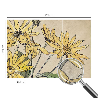 Fototapeta pre dievča Akvarelové kvety