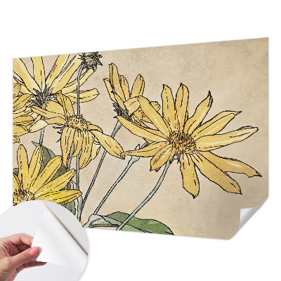 Fototapeta pre dievča Akvarelové kvety