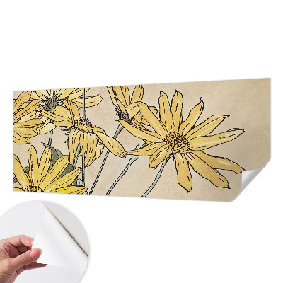 Fototapeta pre dievča Akvarelové kvety