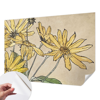 Fototapeta pre dievča Akvarelové kvety