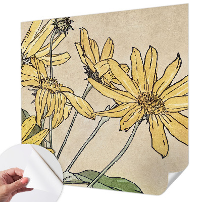 Fototapeta pre dievča Akvarelové kvety