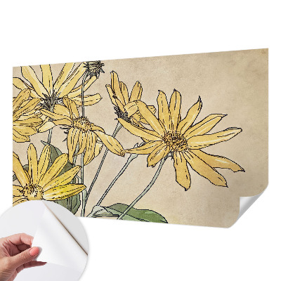 Fototapeta pre dievča Akvarelové kvety