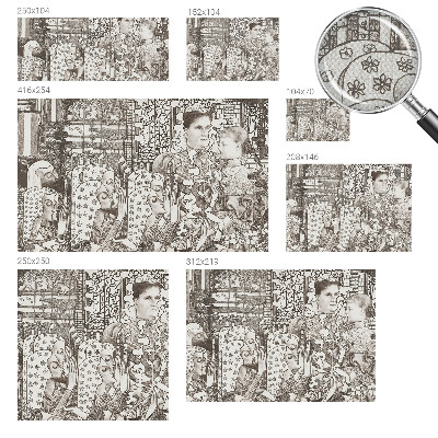 Moderná tapeta na stenu Kvetinové portréty