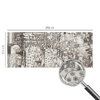 Moderná tapeta na stenu Kvetinové portréty