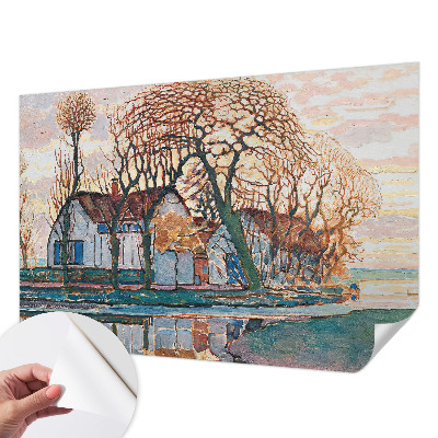 Samolepiaca fototapeta do detskej izby s idylickou krajinou