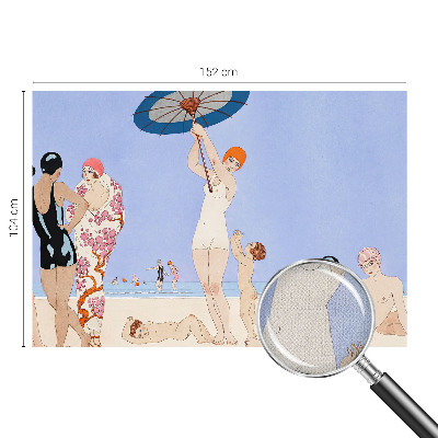 3D tapeta Retro pláž