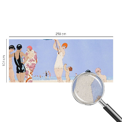 3D tapeta Retro pláž