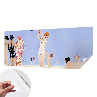 3D tapeta Retro pláž