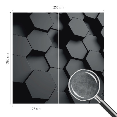 Detská fototapeta na stenu 3D šesťuholníky