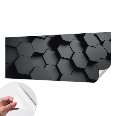 Detská fototapeta na stenu 3D šesťuholníky