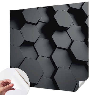 Detská fototapeta na stenu 3D šesťuholníky